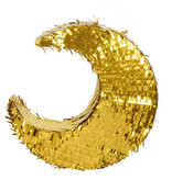 Pinata Maan Metallic Goud (44cm)