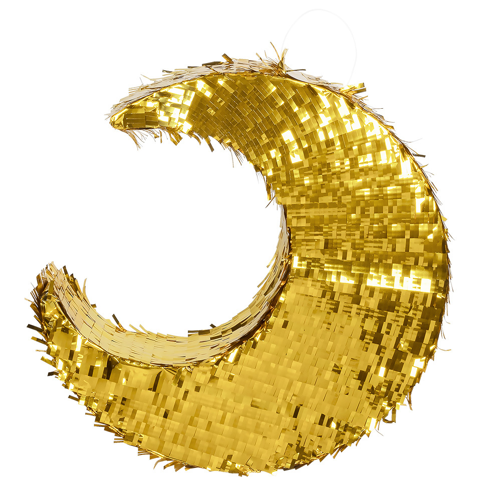 Pinata Maan Metallic Goud (44cm) afbeelding