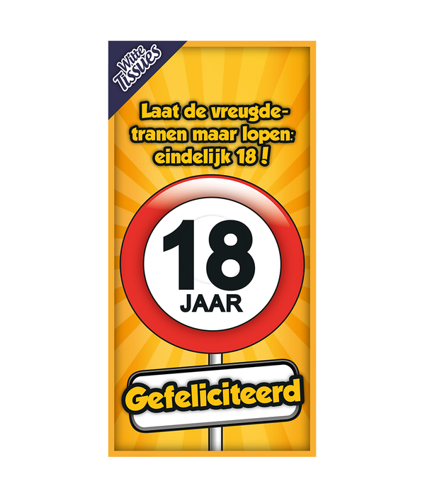 Tissuebox 18 Jaar