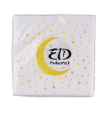 Servetten Eid Mubarak Goud/Wit (20st)