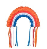 Pinata Regenboog Oranje Rood Wit Blauw