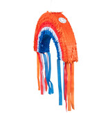 Pinata Regenboog Oranje Rood Wit Blauw
