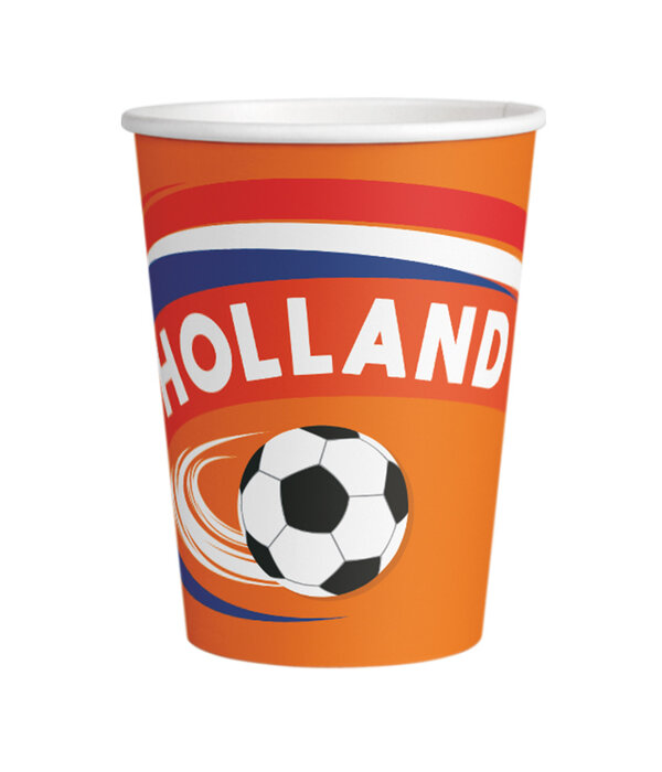 Drinkbekertjes Oranje Holland (8st)