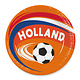 Bordjes Oranje Holland Voetbal 23cm (8st)