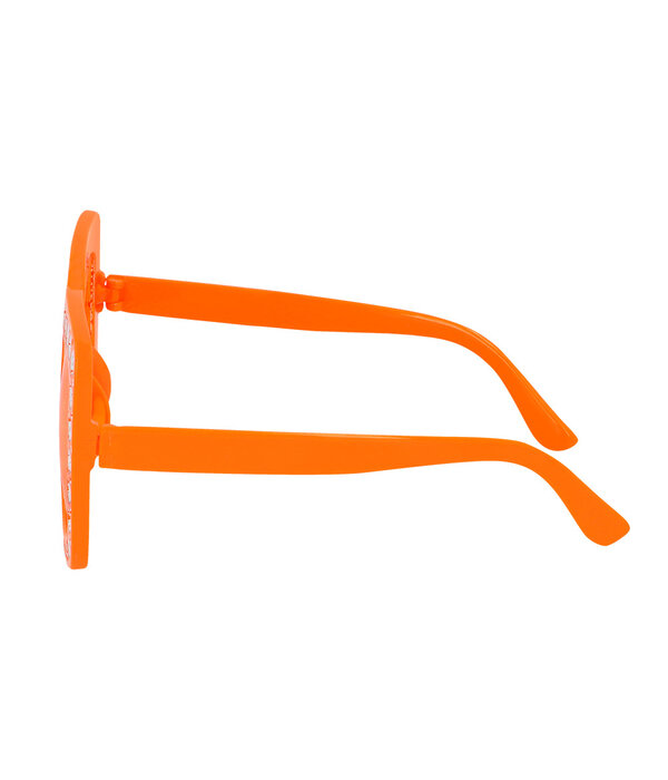 Partybril Bling Bling Oranje