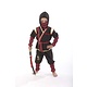 Ninja Kostuum Zwart/Goud/Rood Kind
