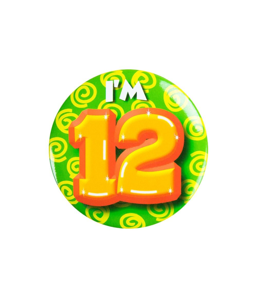 Button Klein 12 Jaar afbeelding
