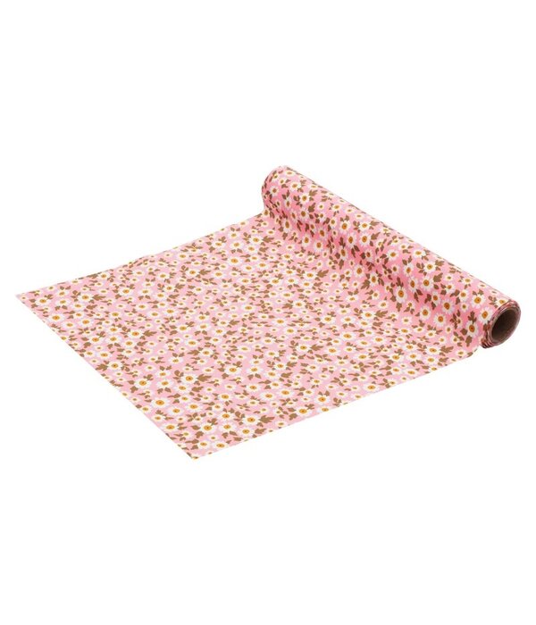 Madelief Tafelloper Roze (28x300cm)