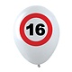 Ballonnen Verkeersbord 16 (12st)