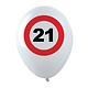 Ballonnen Verkeersbord 21 (12st)