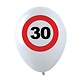 Ballonnen verkeersbord 30 (12 st)