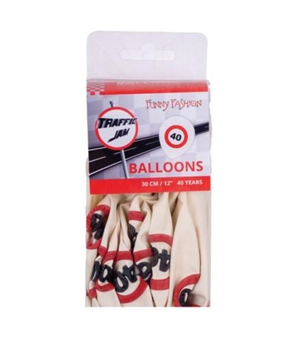 Ballonnen Verkeersbord 40 (12st)