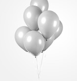 Latex Ballonnen Cool Grey (10st)