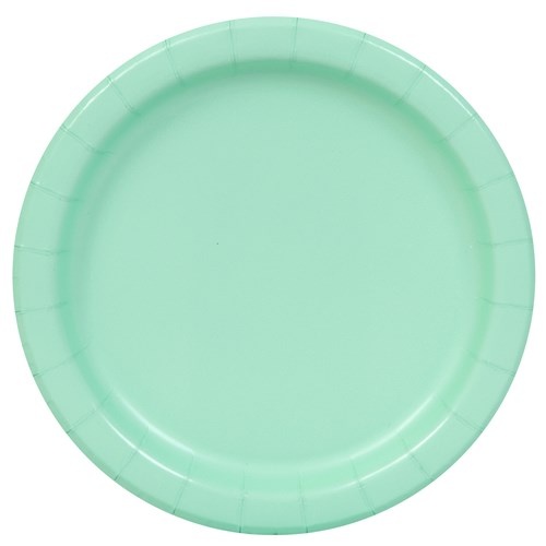 Bordjes Mint Groen 23cm (16st) afbeelding