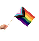 Zwaaivlaggetjes Pride Progress (10st)
