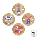 Stickers Multi Holland Gold