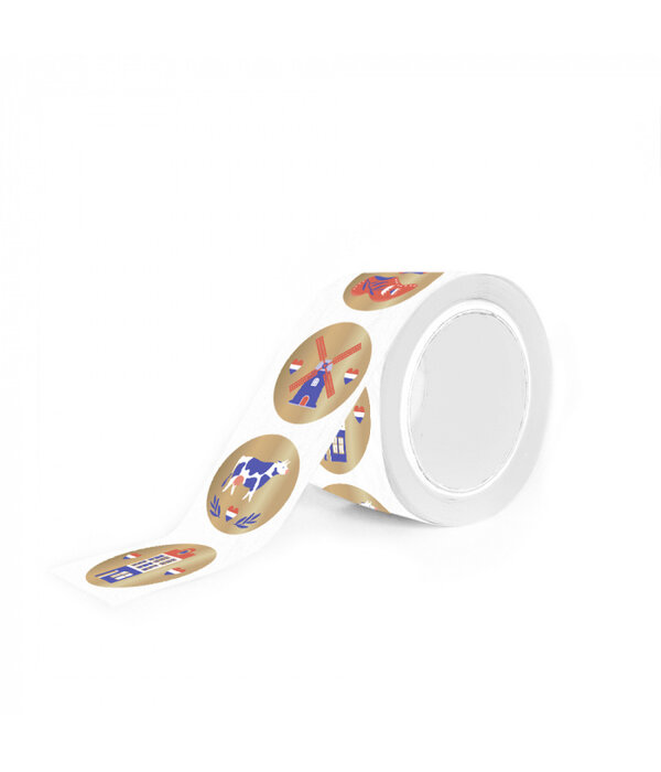 Stickers Multi Holland Gold