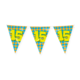 Happy Verjaardag Vlaggenlijn 15 Jaar (10m)