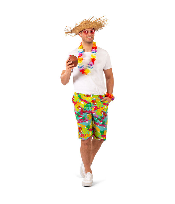 Tropische Korte Broek Keanu Heren