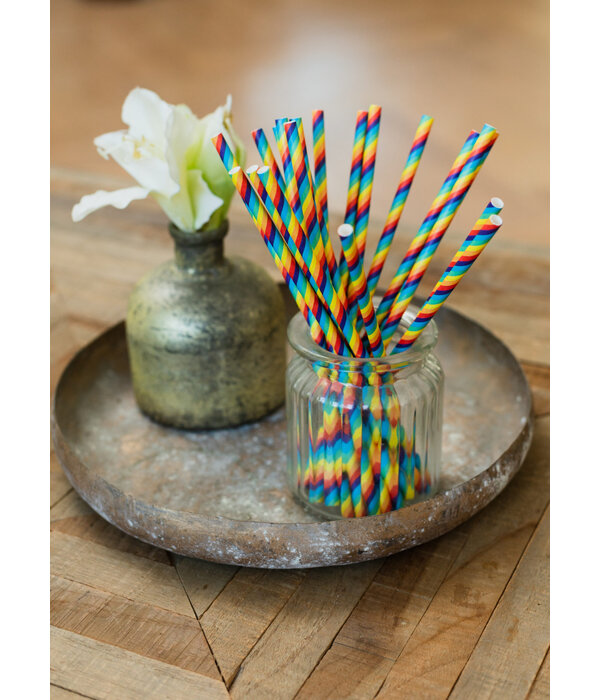 Regenboog Rietjes (20st)