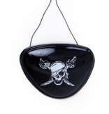 Piraten Ooglapje plastic met print
