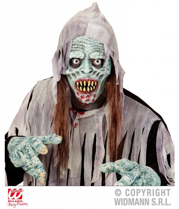 Masker besmette zombie met haar