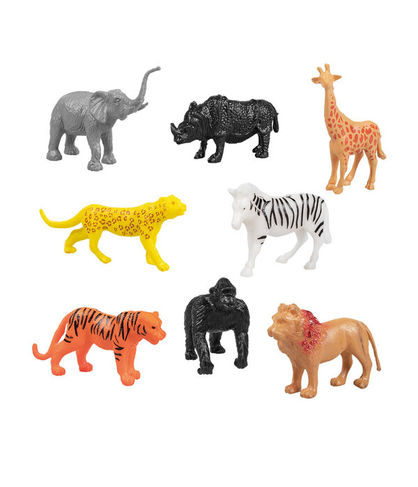 Wilde Dieren Speelgoed Set (8st)