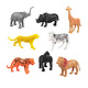 Wilde Dieren Speelgoed Set (8st)
