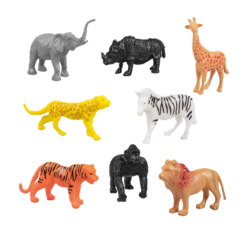 Wilde Dieren Speelgoed Set (8st) afbeelding