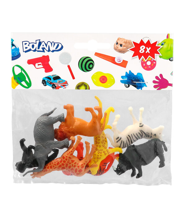 Wilde Dieren Speelgoed Set (8st)