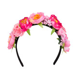 Diadeem Lotus Roze Bloemen