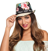 Hoed Fedora Ibiza Flowers