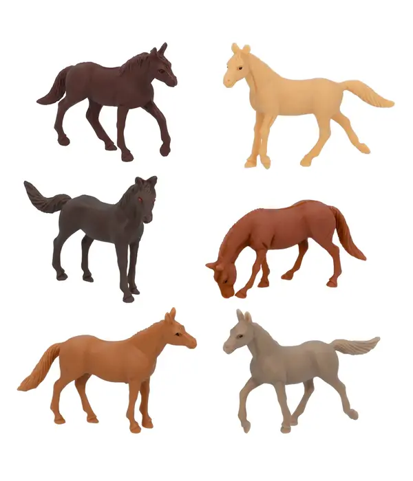 Set Speelgoed Paardjes (6st)