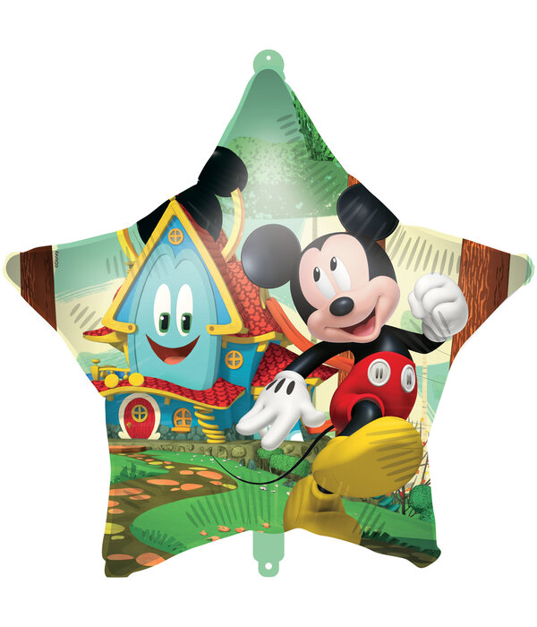Folieballon Mickey Mouse Ster Rock the House (46cm)