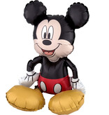 Folieballon Mickey Mouse Zittend 45cm