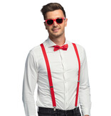 Party Accessoireset Stijlvol Rood 3-Delig