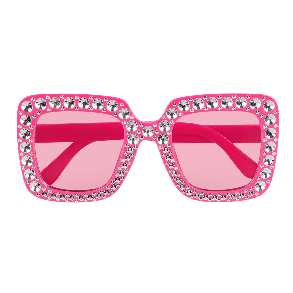 Partybril Bling Bling Hot Pink afbeelding