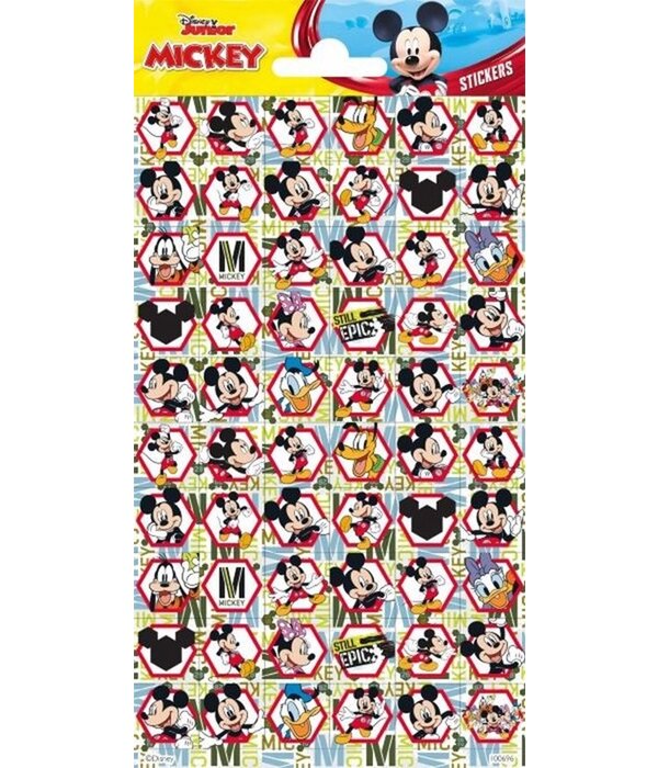 Stickervel Mickey Mouse (60st)