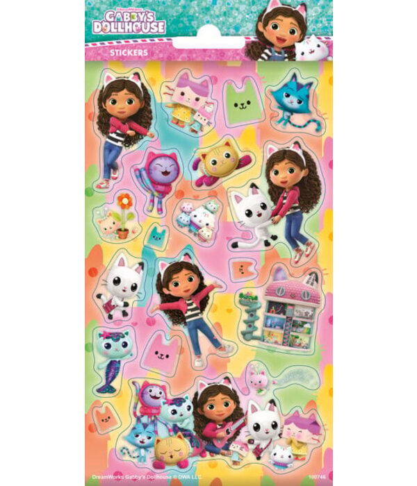 Twinkel Stickervel Gabby's Dollhouse (18st)