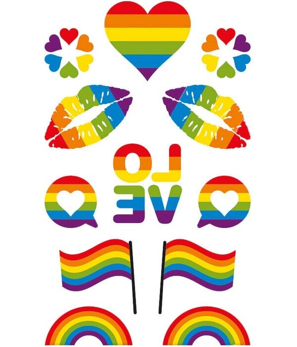Plaktattoos Pride (12st)