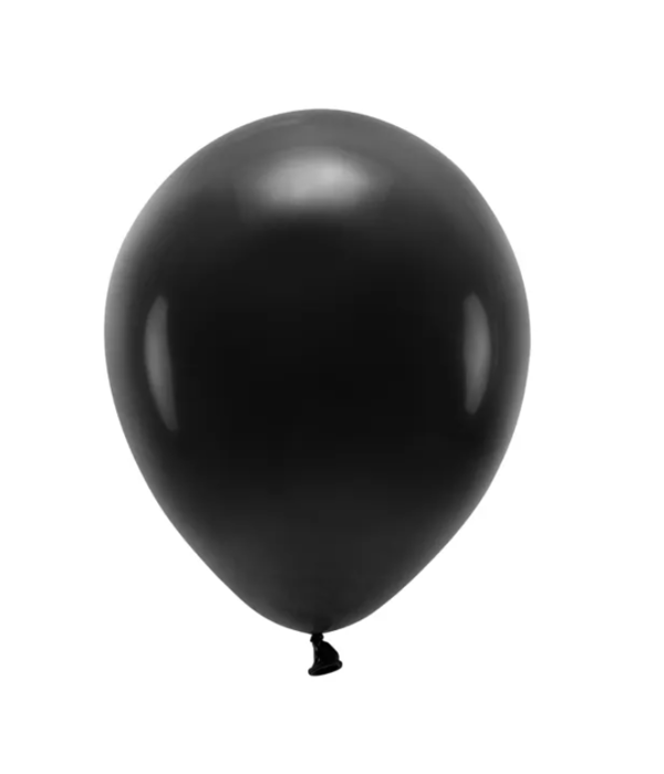 Ballonnen Pastel Zwart Premium Organic 30cm (10st)