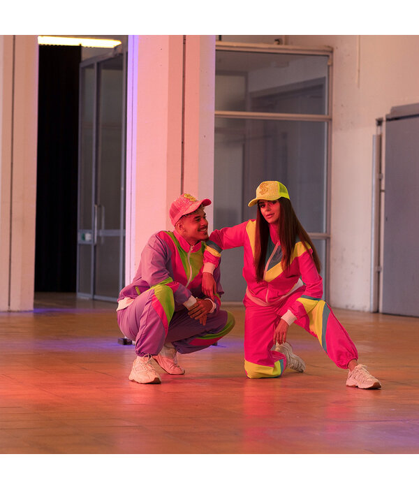 Fout Trainingspak Retro Paars Jeronimo