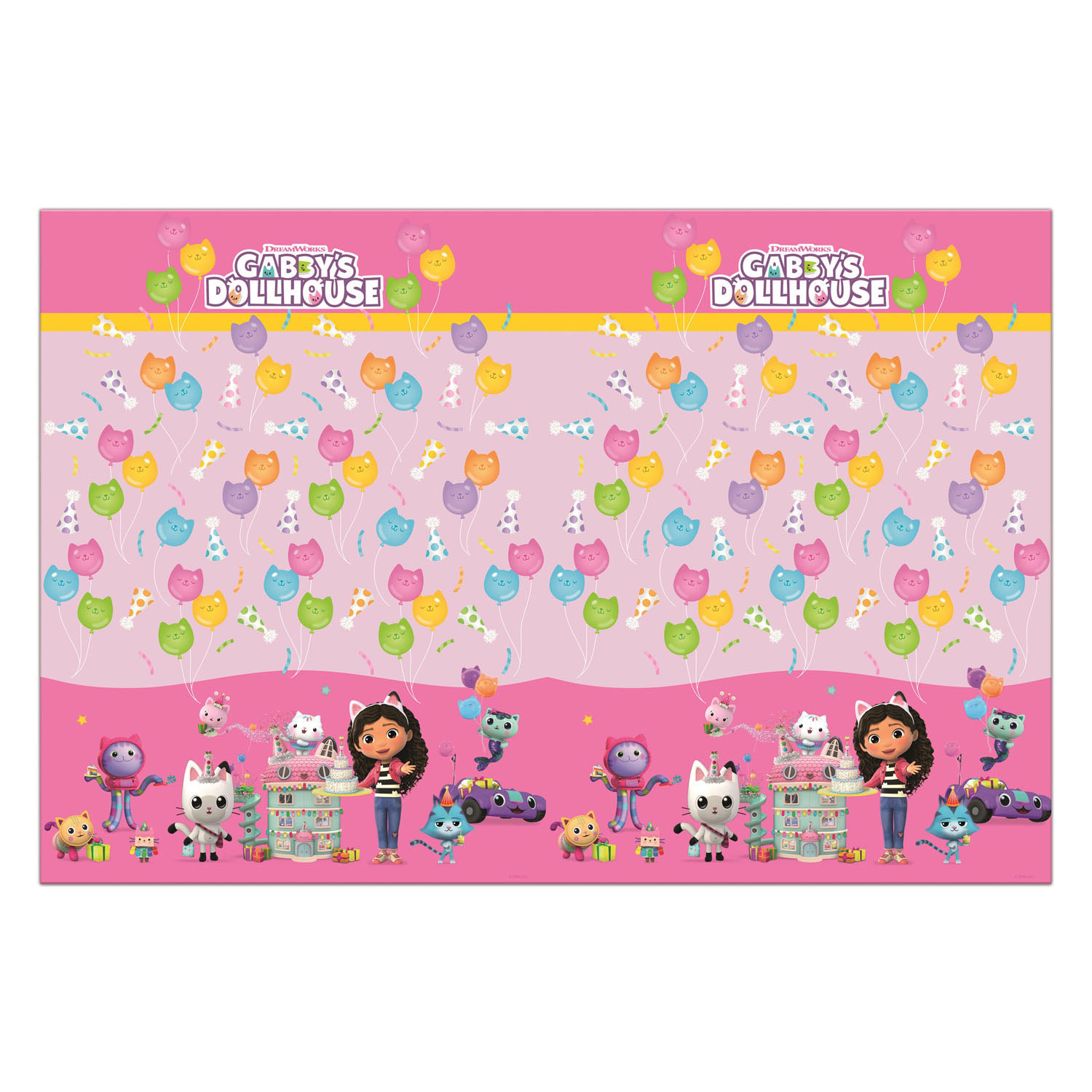 Tafelkleed Gabby&apos;s Poppenhuis 120x180cm afbeelding