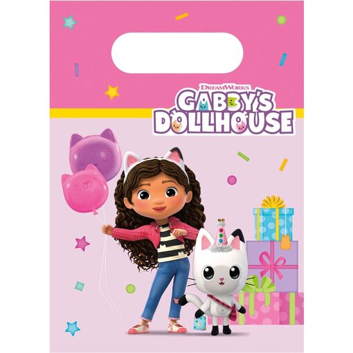 Uitdeelzakjes Gabby's Dollhouse (4st)