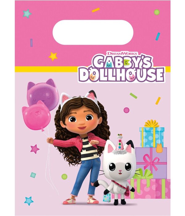 Uitdeelzakjes Gabby's Dollhouse (4st)