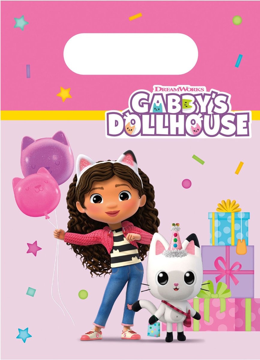 Uitdeelzakjes Gabby&apos;s Dollhouse (4st) afbeelding