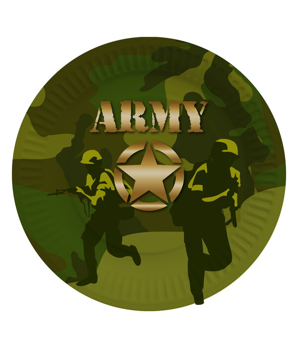 Bordjes Leger Army (8st)