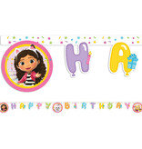 Happy Birthday Letterbanner Gabby's Dollhouse (200cm)