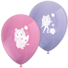 Latex Ballonnen Gabby's Dollhouse (8st)