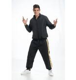 Rapper Outfit Zwart/Goud Volwassenen 2-Delig